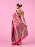 Mohey Rani Pink Opulence Banarasi Saree