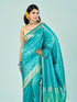 Mohey Ravishing Rama Green Saree