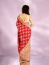Mohey Radiant Red Blossom Bridal Saree