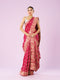 Mohey Dazzling Rani Pink Elegance Saree