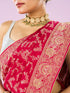 Mohey Dazzling Rani Pink Elegance Saree