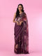 Mohey Enchanting Wine Chinon Saree