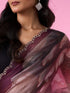 Mohey Enchanting Wine Chinon Saree