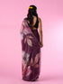 Mohey Enchanting Wine Chinon Saree