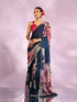 Mohey Indigo Blue Elegance Saree