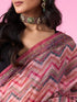 Mohey Pink Floral Drape Saree