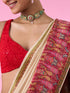 Mohey Elegant Cream Banarasi Saree