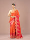 Mohey Radiant Orange Silk Saree