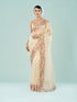 Mohey Cream Dream Organza Saree