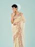 Mohey Cream Dream Organza Saree