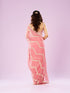 Mohey Charming Pink Chinon Saree
