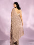 Mohey Fawn Enchanted Allure Saree