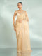 Mohey Ethereal Beige Organza Saree