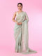 Mohey Opulent Green Organza Saree
