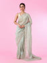 Mohey Opulent Green Organza Saree