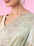 Mohey Opulent Green Organza Saree