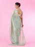 Mohey Opulent Green Organza Saree
