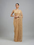 Mohey Beige Net Festive Saree