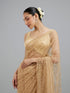 Mohey Beige Net Festive Saree