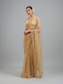 Mohey Beige Net Festive Saree