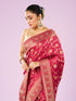 Mohey Dazzling Dusty Pink Saree
