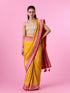 Mohey Elegant Yellow Banarasi Saree
