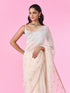 Mohey Rani Pink Satin Elegance Saree