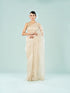 Mohey Cream Colored Vision of Elegance Saree