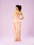 Mohey Ravishing Pink Organza Saree