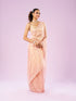 Mohey Ravishing Pink Organza Saree