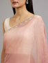 Mohey Peach Paradise Organza Saree