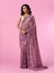 Mohey Dusty Pink Elegant Net Saree