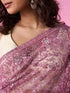 Mohey Dusty Pink Elegant Net Saree