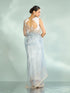 Mohey Blue Organza Enchantress Saree