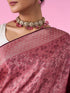 Mohey Dusty Pink Elegance Saree