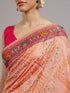 Mohey Peach Elegance Saree