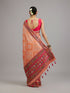 Mohey Peach Elegance Saree