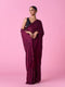 Mohey Elegant Wine Satin Saree