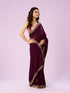 Mohey Serene Wine Georgette Saree