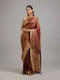 Mohey Elegant Wine Saree
