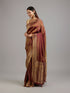 Mohey Elegant Wine Saree