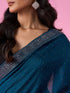 Mohey Blue Enchantress Silk Saree
