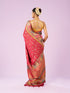 Mohey Elegance Overlaid Pink Saree