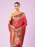 Mohey Elegance Overlaid Pink Saree