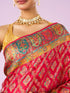 Mohey Elegance Overlaid Pink Saree