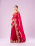 Mohey Blossomed Pink Organza Saree