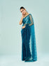 Mohey Blue Majesty Net Saree