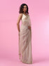 Mohey Beige Organza Elegance Saree