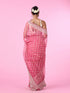 Mohey Pink Festival Organza Saree