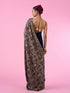 Mohey Ethereal Blue Georgette Saree